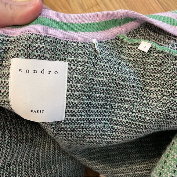 Sandro Brandy Tweed Cardigan - Picture 8 of 11